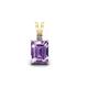 Arwacraft 13.00 Carat Natural Quality Katela Amethyst Gold Plated Pendant/Locket Gemstone For Men And Women(Ggtl Lab Certified)-B0BYSWYYMRNAMZ