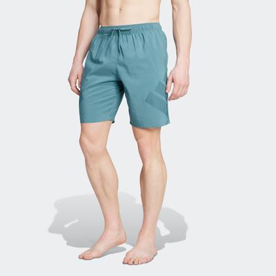 Badeshorts ADIDAS PERFORMANCE "BB SH 8IN", Herren, Gr. XXXL, N-Gr, preloved teal, aurora ivy, Obermaterial: 100% Polyester, sportlich, Badehosen Image