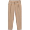 Bundfaltenhose BUGATTI "Tapered Fit", Herren, Gr. 36, Länge 30, 30, beige, 88% Polyamid, 12% Elasthan, unifarben, casual, gerade, unten schmal, Hosen, mit Flexcity Performance Stretch