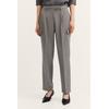 Cargohose BUGATTI "Stretch-Mix", Damen, Gr. 36, Normalgrößen, 250, grau, 65% Polyester, 32% Viskose, 3% Elasthan, unifarben, casual, normal, Hosen, mit Bundfalte & normaler Passform