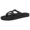Zehentrenner TEVA "Olowahu W´s", Gr. 38, schwarz (mix, on, schwarz), Textil, sportlich, Schuhe