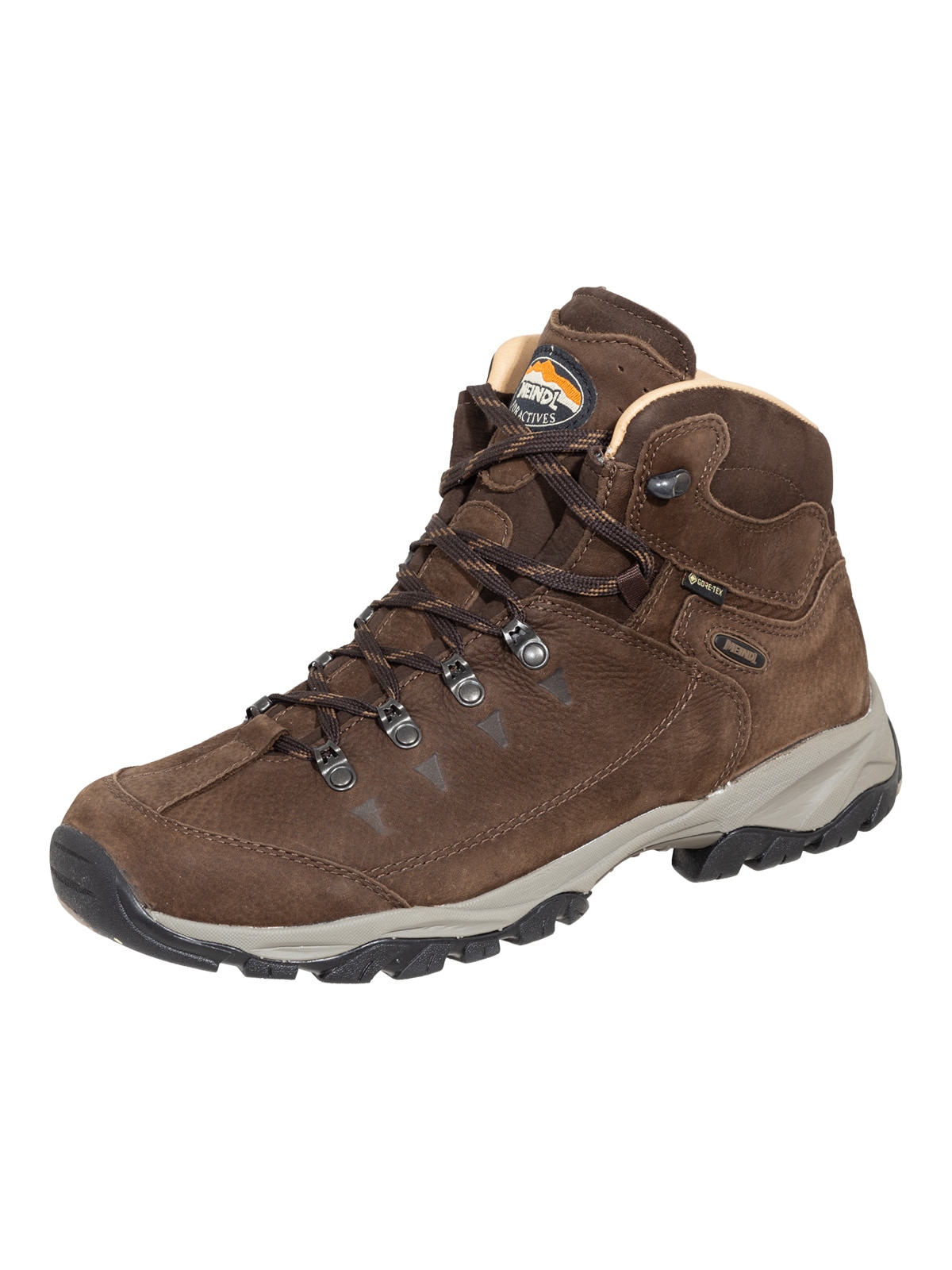 Wanderschuh MEINDL "Meindl Ohio 2 GORE-TEX", Damen, Gr. 44,5, Normalschaft, braun, Nubukleder, Schuhe Wanderschuh, GORE-TEX – Winddicht, wasserdicht und atmungsaktiv, Topseller