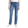 Straight-Jeans TOM TAILOR "Alexa Straight", Damen, Gr. 31, Länge 32, blau (light stone bright blau denim), Denim/Jeans, Obermaterial: 98% Baumwolle, 2% Elasthan. Futter: 65% Baumwolle, 35% Polyester, casual, gerade lang, Jeans, in 5-Pocket-Form