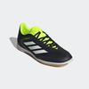 Fußballschuh ADIDAS PERFORMANCE "COPA COURT CLUB INDOOR", Gr. 40, core schwarz, cloud weiß, lucid lemon, Textil, Synthetik, sportlich, Schuhe, geeignet als Hallenschuhe