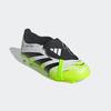 Fußballschuh ADIDAS PERFORMANCE "PREDATOR LEAGUE MIT UMSCHLAGBARER ZUNGE HART- UND ASCHENPLÄTZE KINDER", Gr. 30, bunt (cloud weiß, core schwarz, lucid lemon), Synthetik, sportlich, Schuhe, geeignet für Rasen- und Kunstrasenplätze