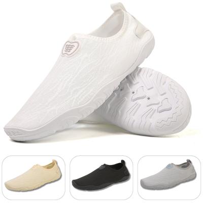 Barfußschuh DOTALES "Monostep Barfußschuhe Damen & Herren Barfußschuhe", Herren, Gr. 42, Normalschaft, weiß, Polyester, Textil, EVA, sportlich, Schuhe, Minimalschuhe Image