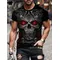 T-shirt da uomo estiva T-shirt da uomo con stampa teschio T-shirt a maniche corte T-shirt grafica T-shirt da uomo T-shirt da uomo T-shirt oversize