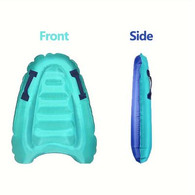 TEMU Inflatable Surfboard With Handle, Floating Swim Board, Lightweight Portable Foldable For Swimming, Surfing, Water Sports, Training - 1 Pack Image
