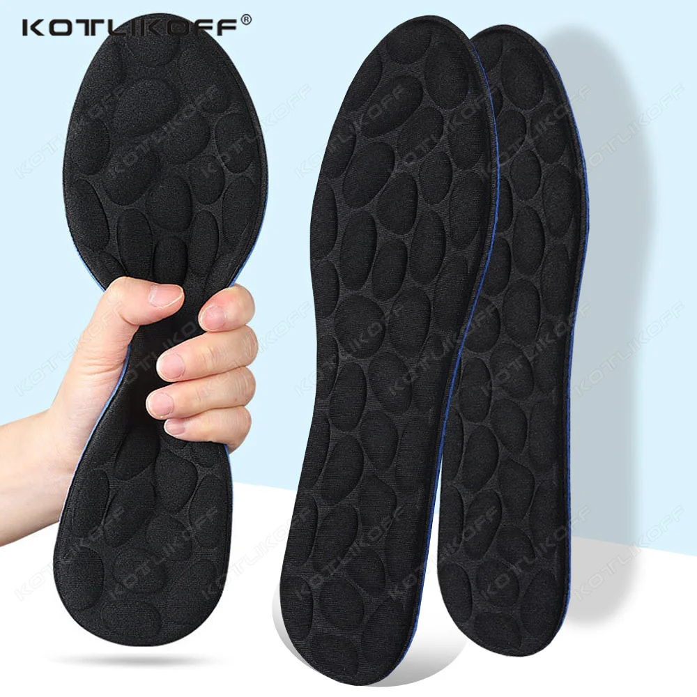 KOTLIKOFF 1/2 Paar 4D Cloud Technology Sport-Einlegesohlen, Memory-Schaum-Sohle, Sport-Einlegesohle für Herren und Damen, orthopädische Pflege-Einlegesohlen Image