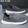 Oulylan Mesh Schwarz Laufschuhe Männer Outdoor Sportlich Jogging Walking Schuhe Casual Sport Schuhe Atmungsaktive Leichte Turnschuhe