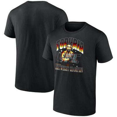 UFC Ilia Topuria 317 Fliegengewichts-Champion T-Shirt – Schwarz – Herren Image