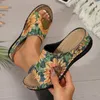 Frauen Schuhe Sandalen Sommer Party Wanderschuhe Slip Auf Sandalen Damen Keil Schuhe Frau Casual Weibliche Schuhe Hausschuhe Frau