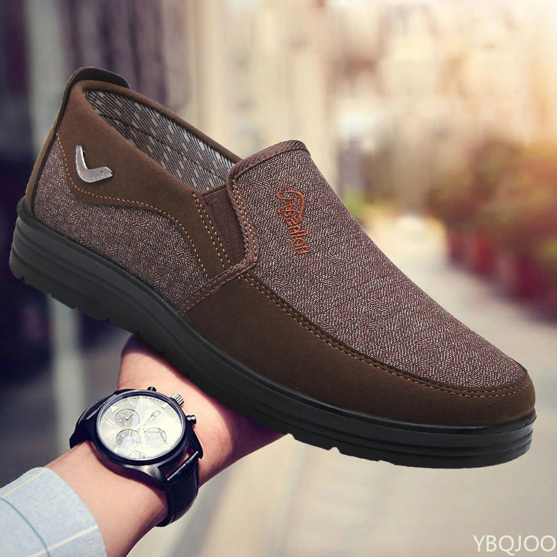 Neue männer Casual Schuhe Große größe vielseitige komfort schuh Nicht slip licht Wohnungen Mittleren ältere gehen Männliche schuhe Zapatos Homme de