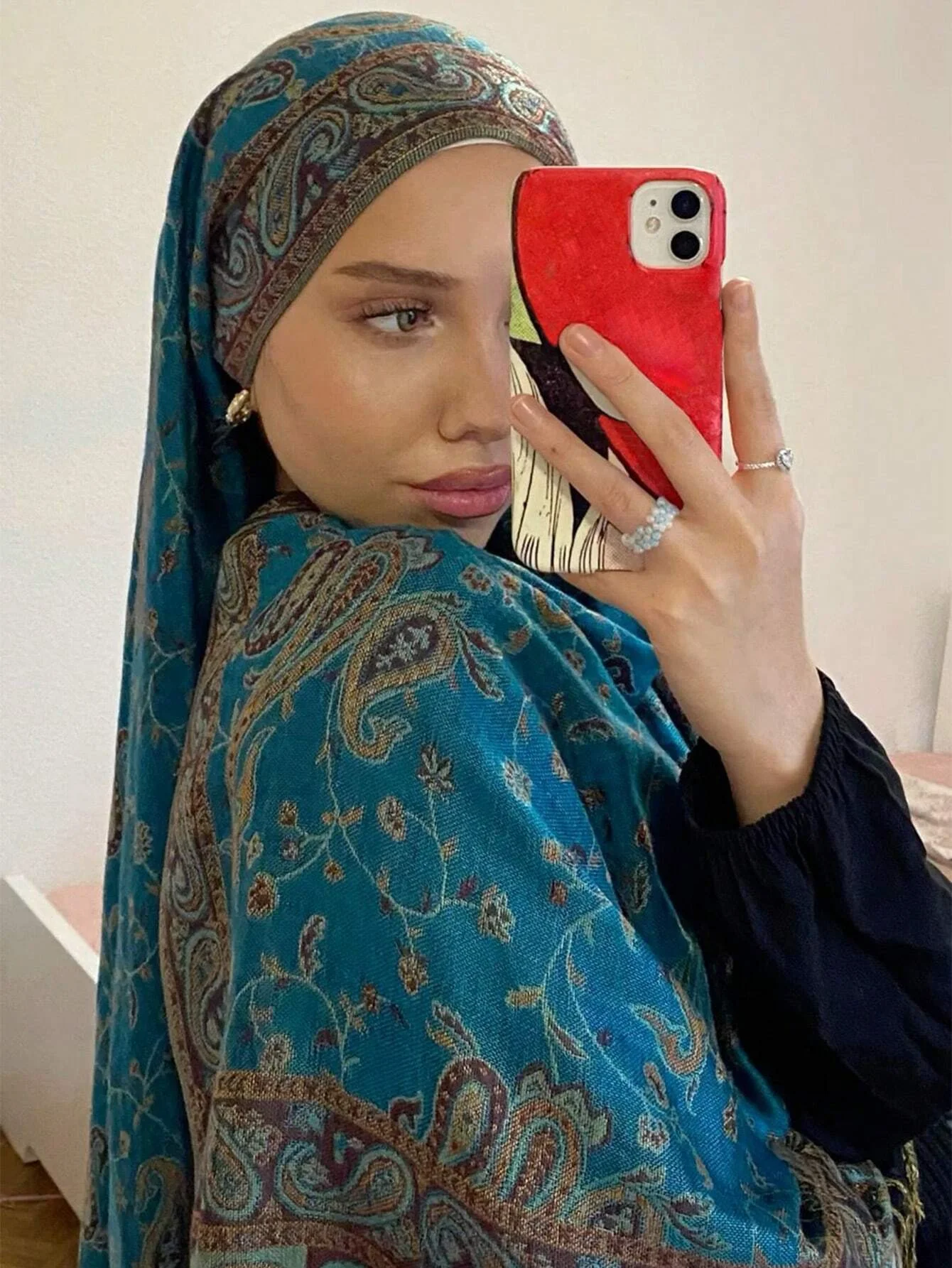 Böhmen Pashmina Hijab Schal Lange Muslimischen Kaschmir Schal Weiblich Foulard Weiche Turban Kopf Wraps Für Frauen Stirnband Luxus Marke Image