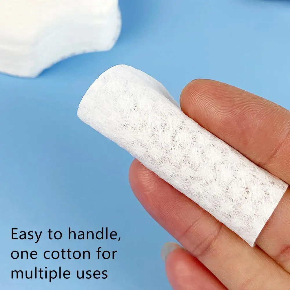 300/600/1200PCS Gesichts Puff Baumwolle Pads Einweg Make-Up Zubehör Entferner Praktische Gesicht Weiche Entferner Papier für frauen set Image