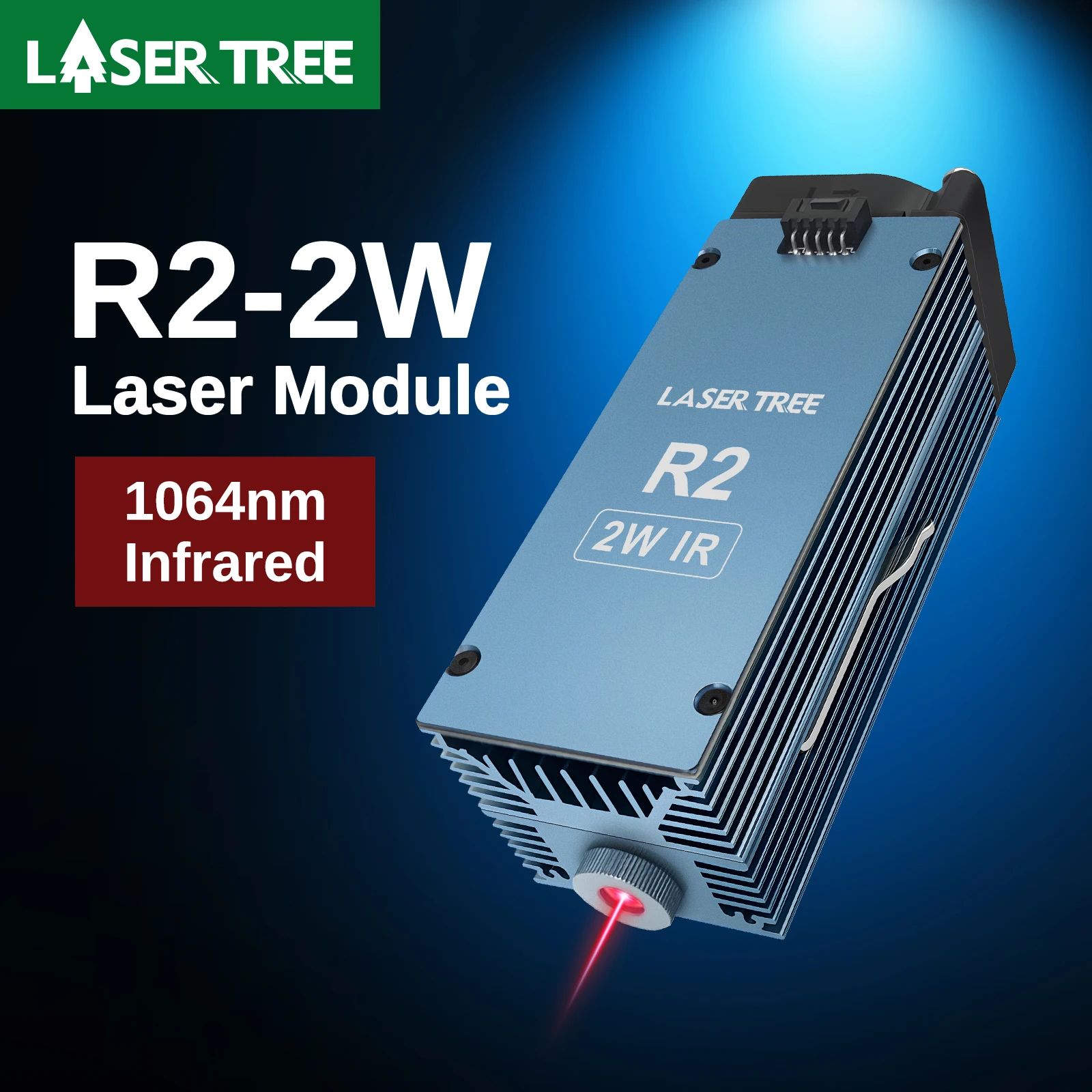 LASER TREE R2 2W 1064nm Infrarot-Lasermodul zum Gravieren von Kunststoff und Metall Image