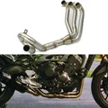 Accessori per tubi di collegamento di scarico moto per Yamaha MT09 FZ09 2014 2015 2016 2017 2018 MT-09 FZ-09 MT 09 FZ 09