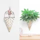 Decorazioni per la casa di moda Cesto di fiori Vaso in rattan Appeso a parete Vaso fioriera Vaso in rattan Cesto Decor Vimini naturale in ferro battuto