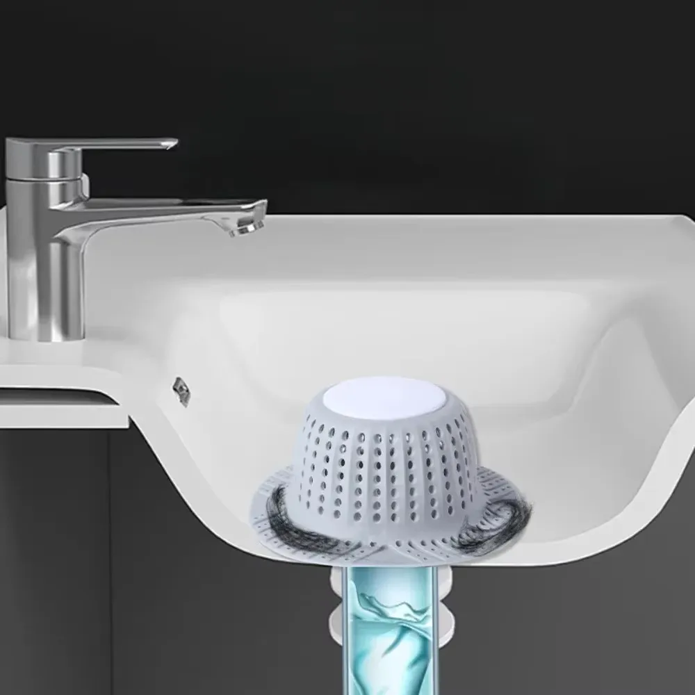 Neuer Badewannen-Abfluss-Haarfänger, zusammenklappbarer Abflussschutz für Pop-Up- und reguläre Abflüsse der Dusche, Badewanne, Badewanne, Waschbecken