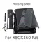 1Set Black White Color Full Set Housing Shell Protective Case For XBOX360 XBOX 360 Fat Console Replacement