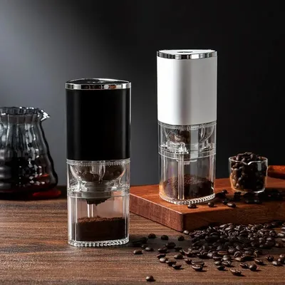 New Portable Electric Coffee Grinder Household Removable Coffee Bean Grinder TYPEC Charge Grinder Office Kitchen