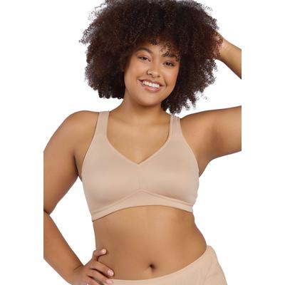 Plus Size Women's The Claire - Everyday Wirefree Comfort Bra by Leading Lady in Sand (Size 42 A)