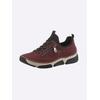 Sneaker RIEKER, Damen, Gr. 40, rot (bordeaux), Lederimitat, sportlich, Schuhe