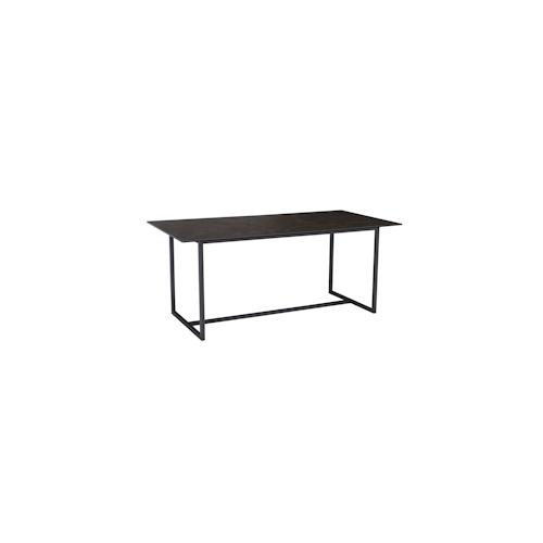 KADIMA DESIGN Esszimmertisch 180x90x76 cm Keramik Glas Esstisch Schwarz, Küchentisch Groß, Glastisch Rechteckig, Speisetisch Esszimmer mit