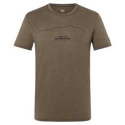 super.natural - Kitzbühel Tee - Merinoshirt Gr L grau/schwarz Image