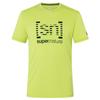 super.natural - Grid Logo Tee - Merinoshirt Gr 48/50 - M gelb
