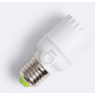 Geräusch Sensor für E27-Glühbirnen Weiß Image