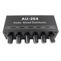 Tlily - Scheda mixer audio stereo AU-204 Driver per cuffie Amplificatori di potenza Distributore