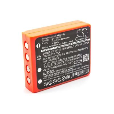 vhbw 1x Akku Ersatz für HBC FUB6, BA223030 für Industrie-Funkfernsteuerung Fernbedienung (2000 mAh, Image