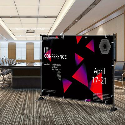TEMU 10x8 Ft Adjustable Backdrop Stand System - Professional Step And Repeat Banner Display For Trade Shows, Photo Booths & Exhibitions [screen Not Included]