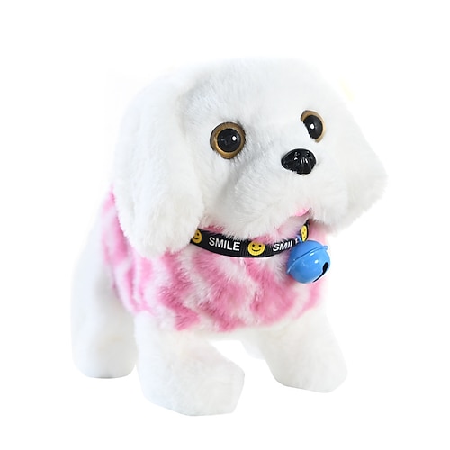 Roboterhund, elektronisches Plüschwelpen-Hundespielzeug, interaktives Spielzeug, Spaziergänge, Stofftier, Geschenk für Mädchen und Jungen im Alter von 3–6 Jahren