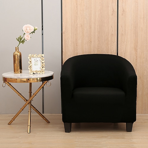 1 Stück einfarbiger Clubsesselbezug, Stretch-Sofabezug für Sessel, Sessel, Sofabezug für Hunde, Haustiere, waschbar, Couch, Möbelschutz, weich, langlebig Image