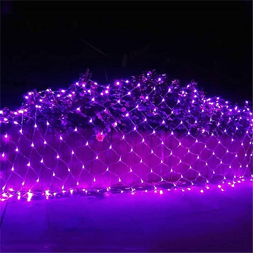 LED Netzlichter IP65 LED flexible Netz Feenlichter 880LED 200LED Netzlichter für Gartenhof farbenfrohe Dekoration EU US UK Stecker AC110V 220V 230V Image