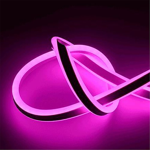 Wasserdichte LED Neonröhre 30M 25M 20M 15M 10M 5M 3M 2M 1M AC 220V-240V SMD 2835 Flexible Neonstreifen einfarbig für Außen dekorative Beleuchtung Image