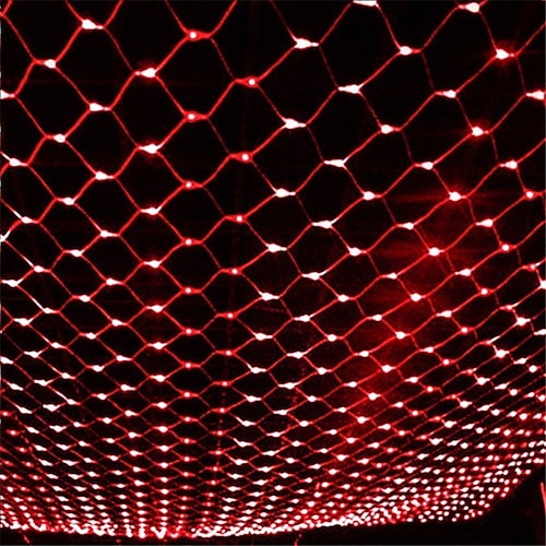 LED-Netz-Lichter IP65 6Mx4M 3Mx2M LED-flexibles Netz-Schmucklicht 880LED 200LED-Mesh-Lichter für Garten-Hof farbenfrohe Dekoration EU US UK Stecker AC110V 220V 230V für Halloween Image