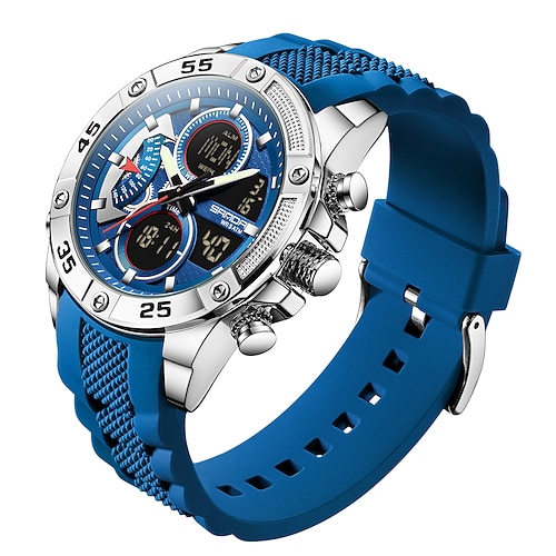 Sanda 5104 Luxus-Studenten-Elektronikuhr, multifunktionale wasserdichte Sport-Schrittzeit-Mode-Studenten-Elektronikuhr Image