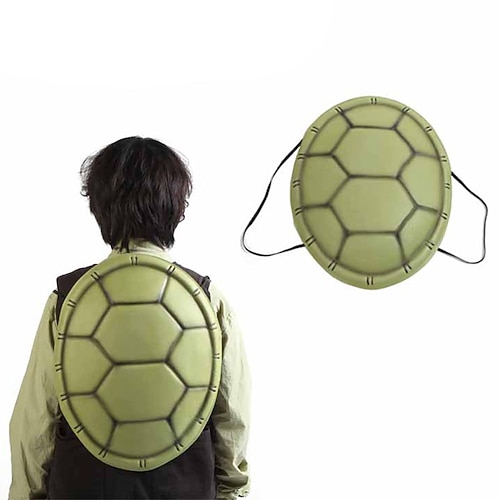 Halloween-Kostüm-Requisite aus Schildkrötenpanzer, leichtes EVA-Schildkrötenpanzer-Ankleideaccessoire für Kinder oder Erwachsene, Cosplay-Party-Performance-Ausrüstung Image