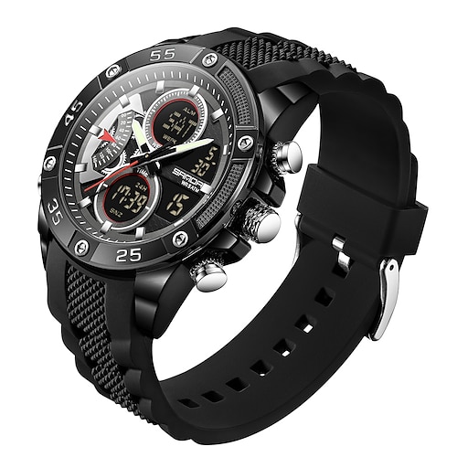 Sanda 5104 Luxus-Studenten-Elektronikuhr, multifunktionale wasserdichte Sport-Schrittzeit-Mode-Studenten-Elektronikuhr Image