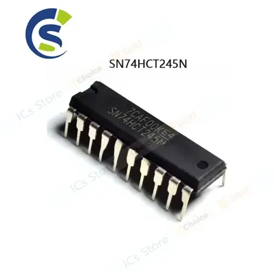 10PCS new and original SN74HCT245 DIP 74HCT245 74HCT245N DIP-20 SN74HCT245N