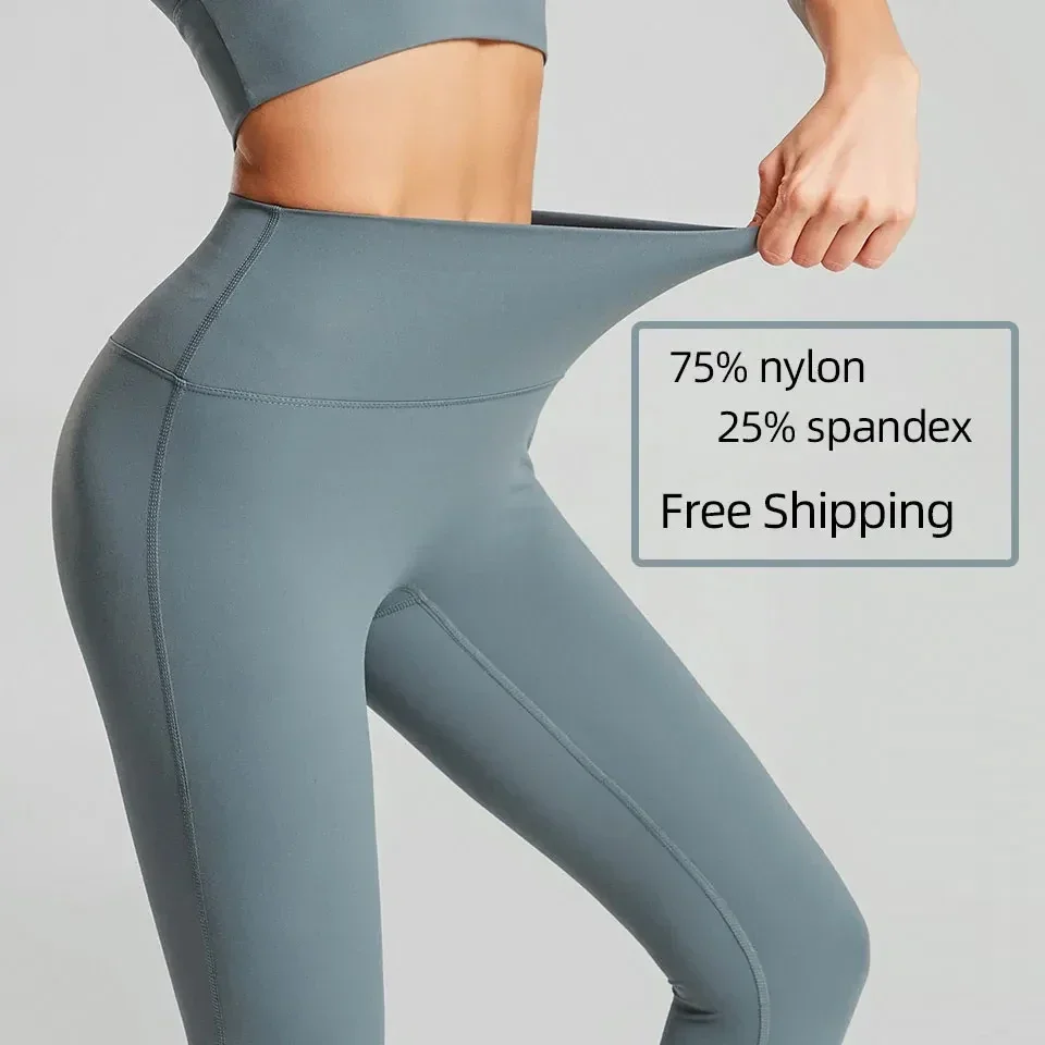 Hohe Taille nackt Gefühl Leggings Push-up Sport Frauen Fitness Laufen Yoga Hosen Energie nahtlose Leggings Gym Mädchen Leggings Image