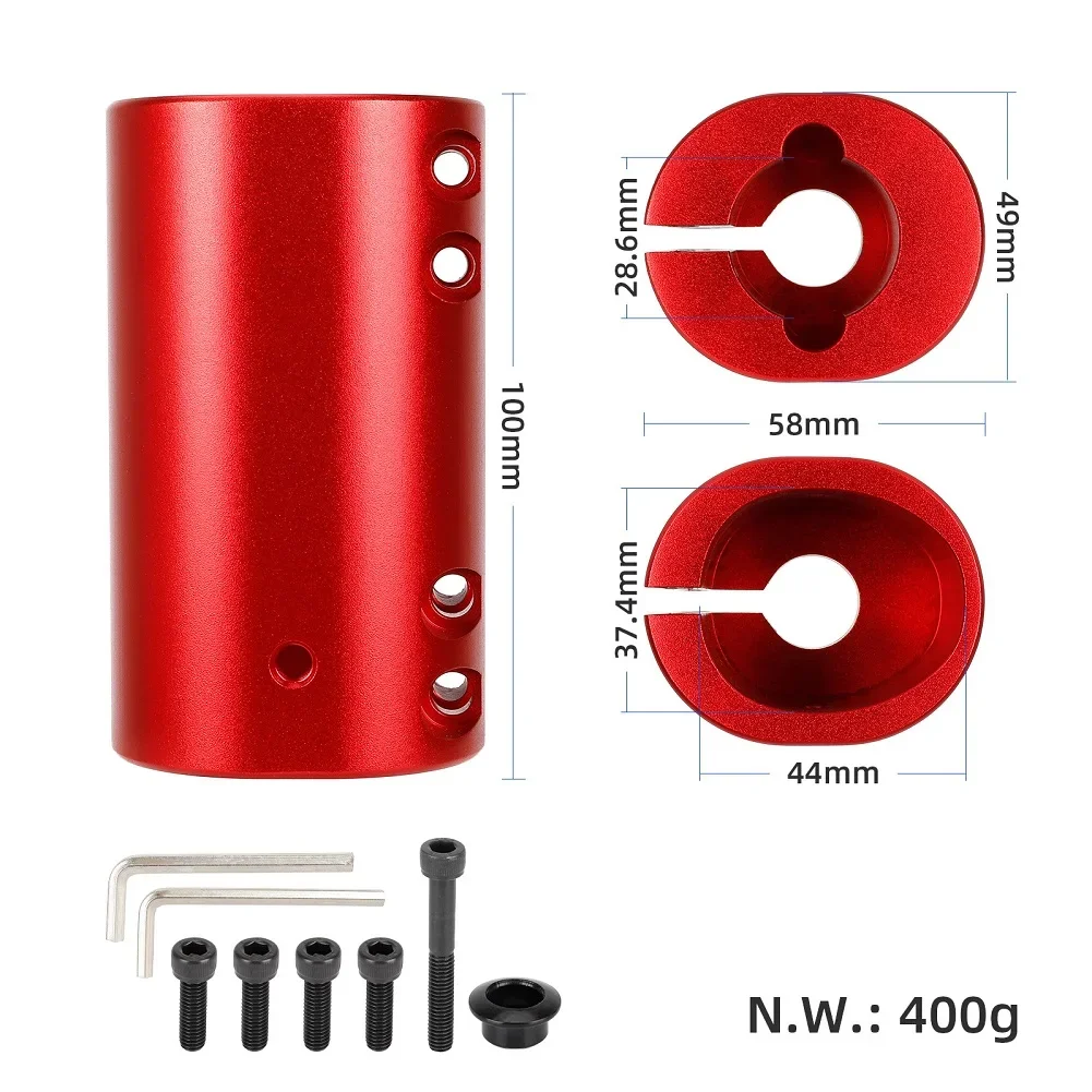 Verbesserte Klappklemme mit Schrauben für Ninebot Max G30 Elektroroller Robustes Schloss Aluminiumlegierung Rollerteile Zubehör Image