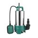 HLXDZ Submersible Pump Submersible Waste Water Pump Electric Submersible Pump Dirty Water Pump With Float Switch Wide Application(Green)