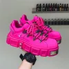 Trend Rosa Plattform Turnschuhe Männer Punk Muffin Schuhe Männlichen Europäischen Stil Designer Schuhe Mann Straße Original männer Skateboard Schuhe