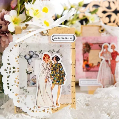 Global Butterfly Mirror Frame Pack 30 Stück PET-Aufkleber mit 6 Arten Image