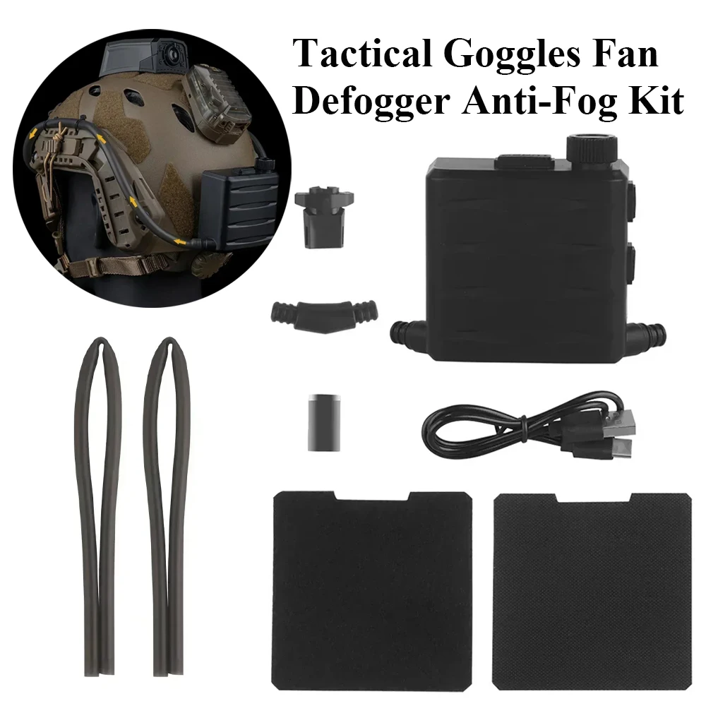 Taktische Schutzbrille Defogger Anti-Fog-Kit für Airsoft-Schießen Motocross Bergsteigen Schutzbrille Skimaske Image