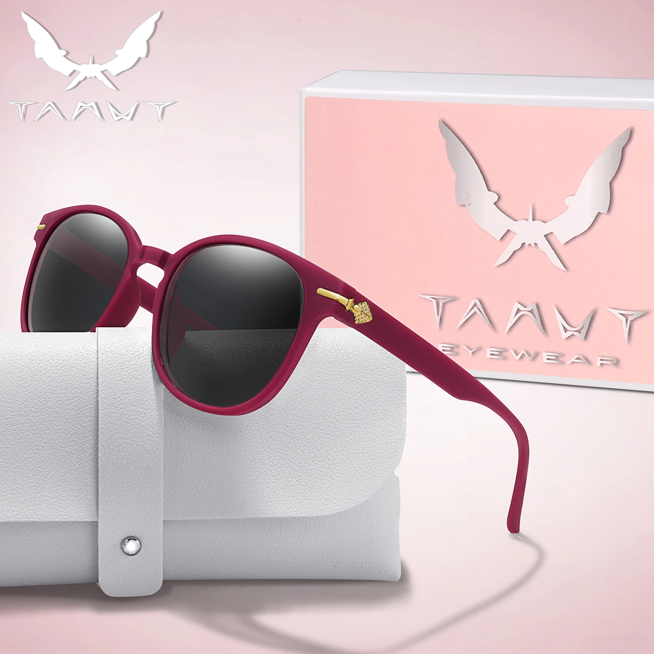 Vintage-Sonnenbrille für Damen und Herren, lässige Retro-Rundbrille mit UV-Schutz für Outdoor-Sportarten, Radfahren, Laufen, Wandern Image